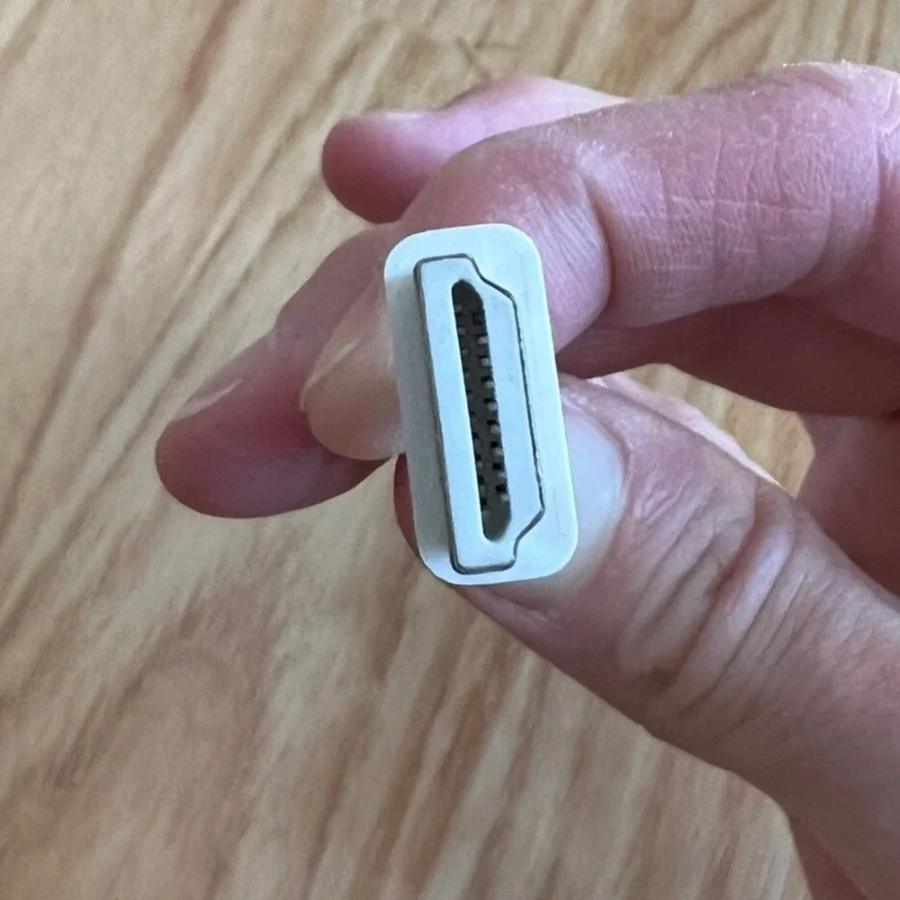 Apple Mini DisplayPort to DVI Adapter Unisex OS White Very Good A1305 MB570LL/B